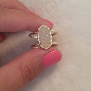 Elyse ring irrid drusy 8